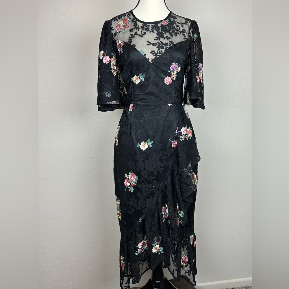 COOPER ST Myrtle Floral Lace Dress in size 2 - Picture 3 of 6